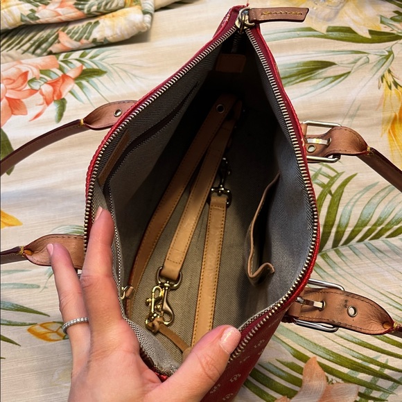 Dooney & Bourke Monogram Satchel - Picture 4 of 5